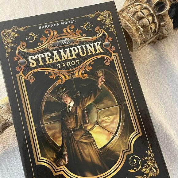 Steampunk Tarot Cards and Book - Picture 1 of 3